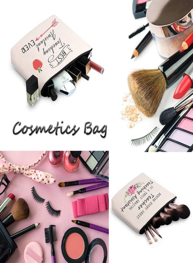 هدية لمساعد التدريس WCGXKO، حقيبة مستحضرات تجميل بسحاب، هدية تقدير (مساعد تدريس رائع) - Image 3