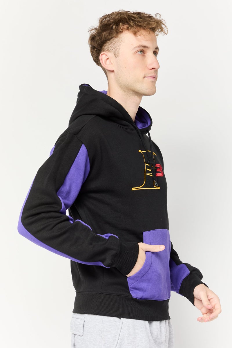 Reebok هودي رياضي للرجال بأكمام طويلة مناسب للخارج، متعدد الألوان - Image 3