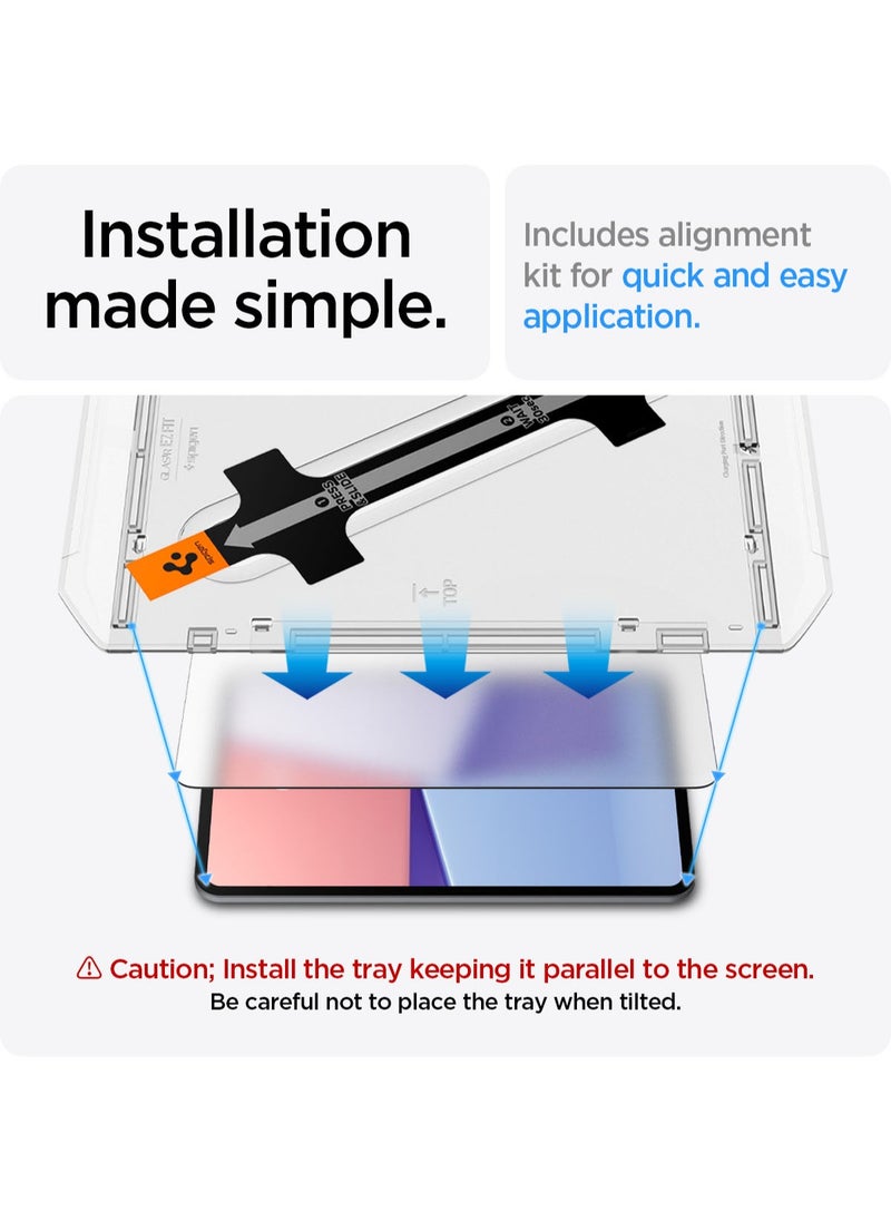 Spigen GLASTR EZ Fit for iPad PRO 11 inch M4 (2024) Screen Protector Premium Tempered Glass with Auto Align Technology - Case Friendly  - Image 3