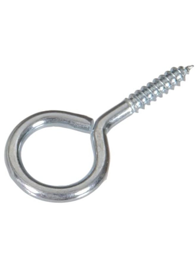 ROBUSTLINE Closed Screw Eye Hook Pack Of 100 Pcs 2 Silver Plated - Image 1
