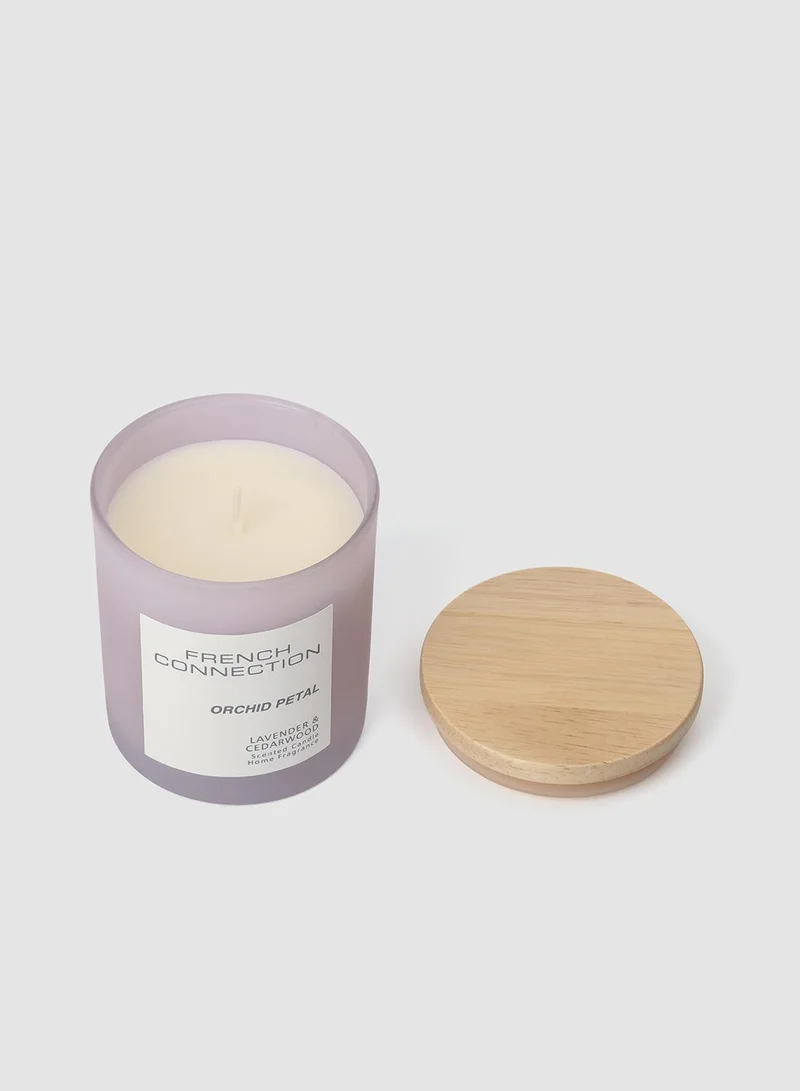 French Connection Pastel Range Orchid Petal Candle -Medium