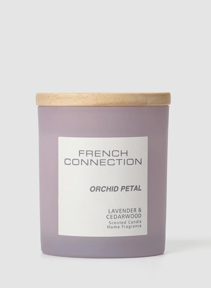 French Connection Pastel Range Orchid Petal Candle -Medium