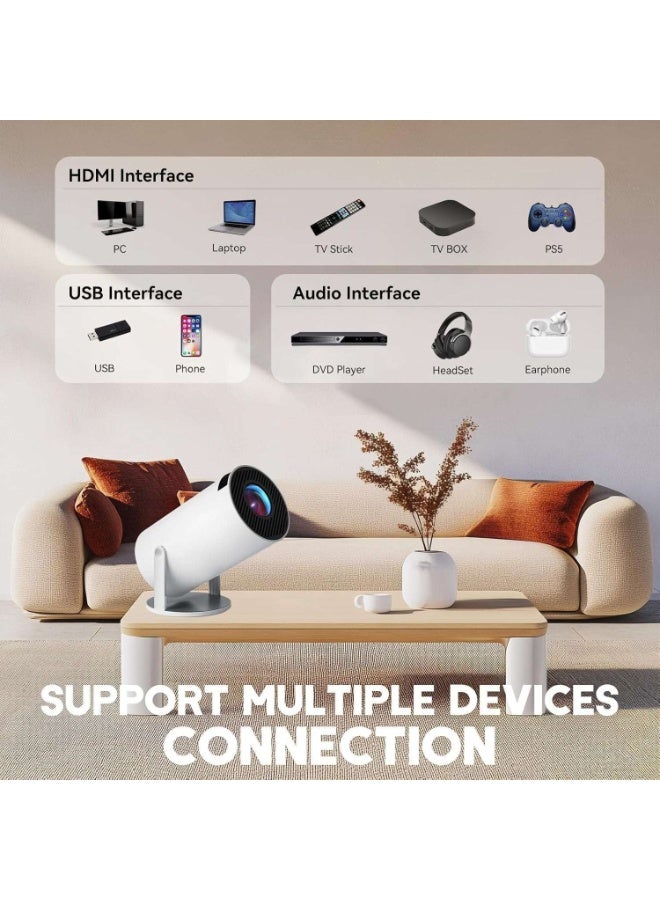 Crony بروجيكتور محمول CRONY HY-300A مع تركيز تلقائي بزاوية 180° - Image 2