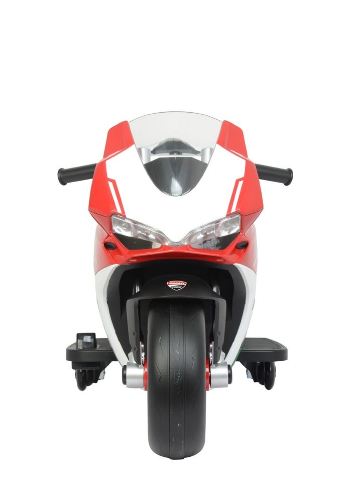 Ducati Kids Electric Rideon Sport Bike-12V - Red - Image 4