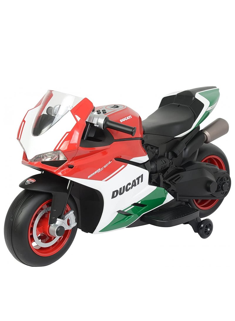 Ducati Kids Electric Rideon Sport Bike-12V - Red - Image 5