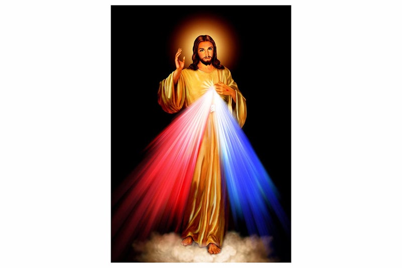 DivineDesigns PVC Vinyl Self-Adhesive Jesus The Father Vinyl Sticker for Living Room, Bedroom, Office Wall Decoration (24 X 34 INCH) Pack 1 - Image 5