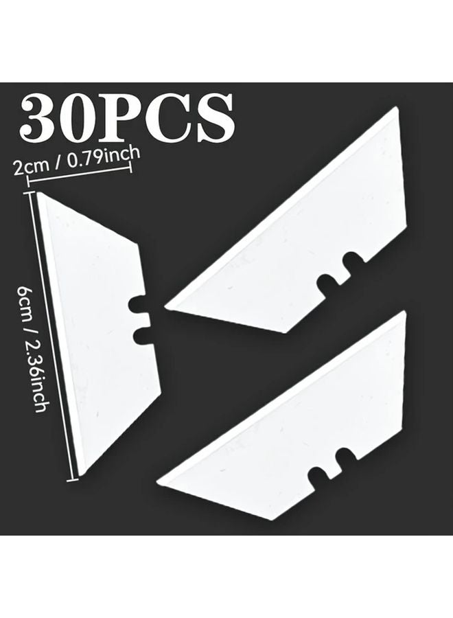 30 Pcs Heavy Duty Utility Blades 3 Boxes Precision Replacement For DIY Craft - Image 3