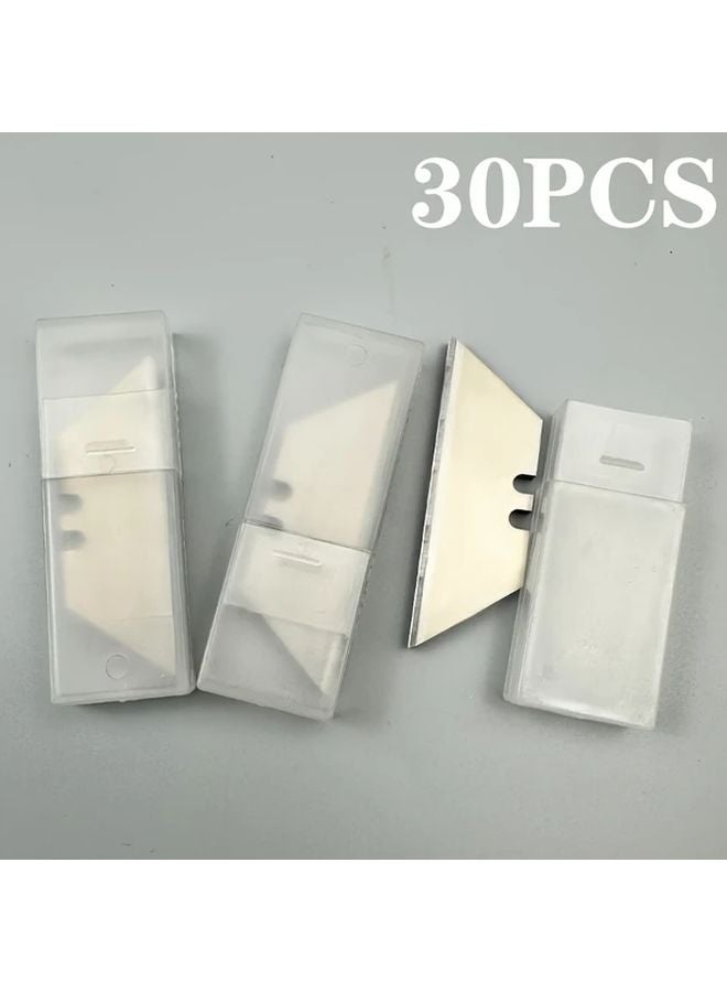 30 Pcs Heavy Duty Utility Blades 3 Boxes Precision Replacement For DIY Craft - Image 1
