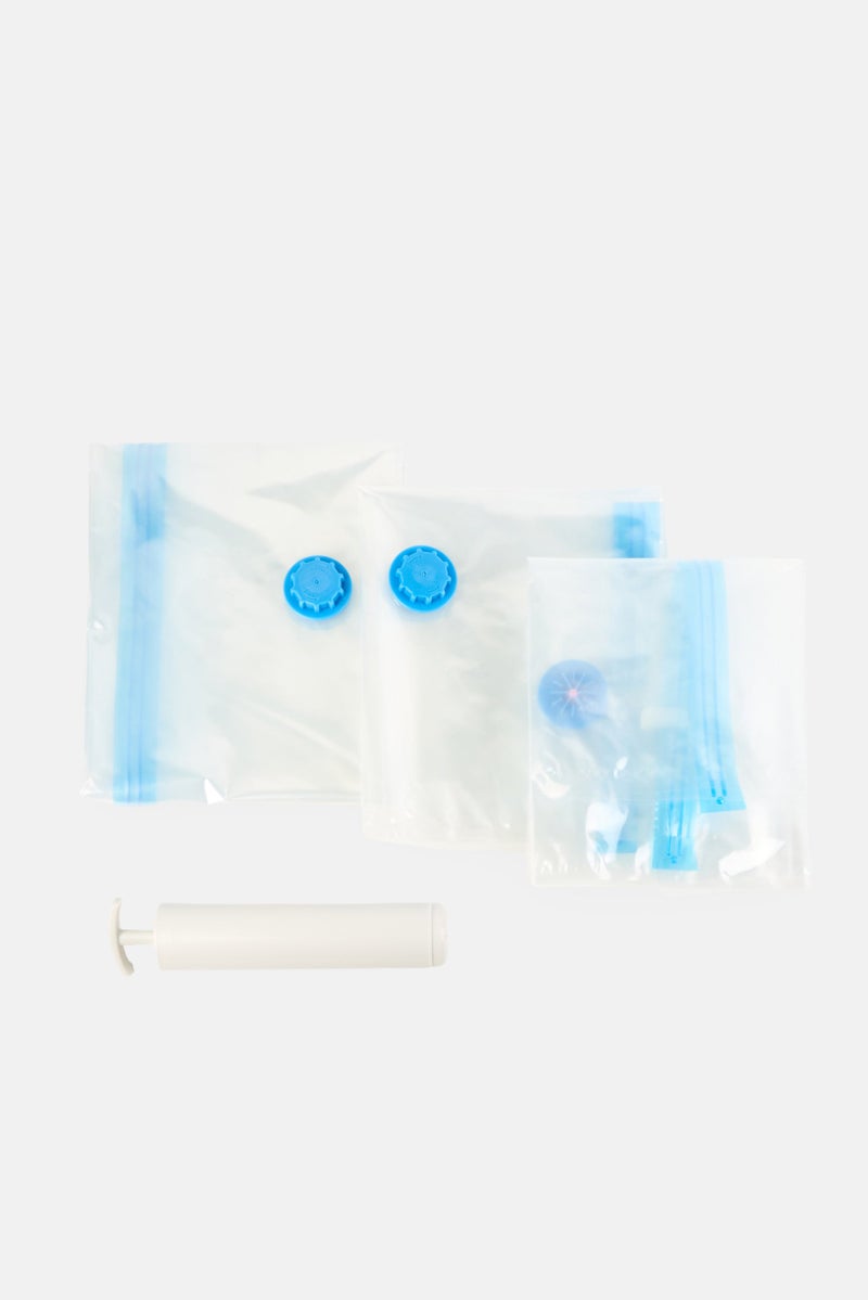 YOTO Vaccum Storage Bag With Pump, Transparent - Image 1