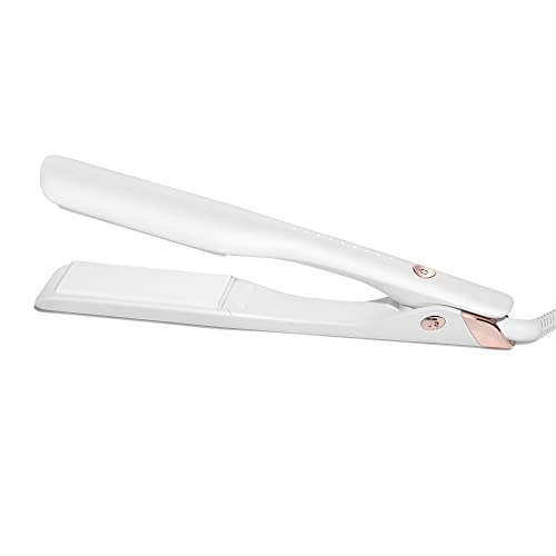T3 Women's Lucea 1.5 Straightening & Styling Iron, White/Rose Gold, 1 ½” - Image 1