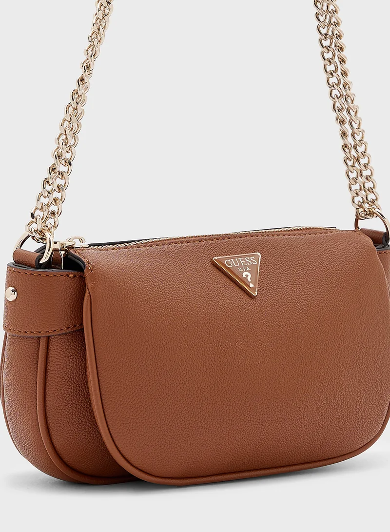 GUESS Logo Detail Fedora Crossbody