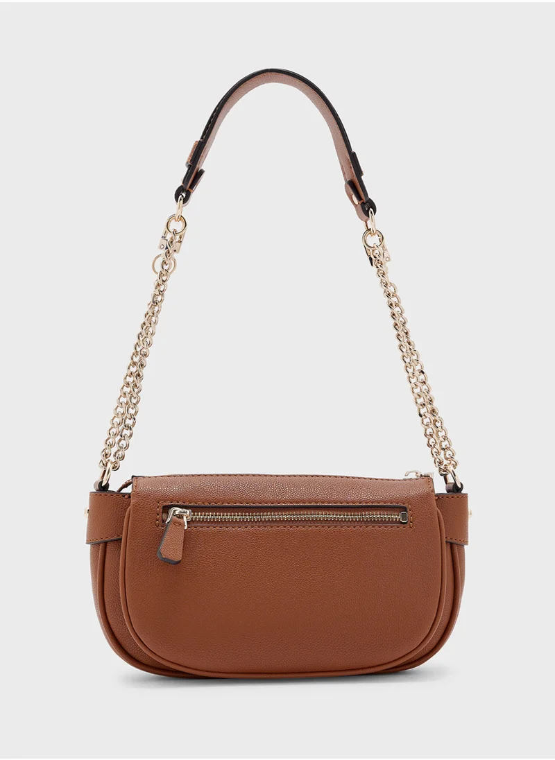 GUESS Logo Detail Fedora Crossbody