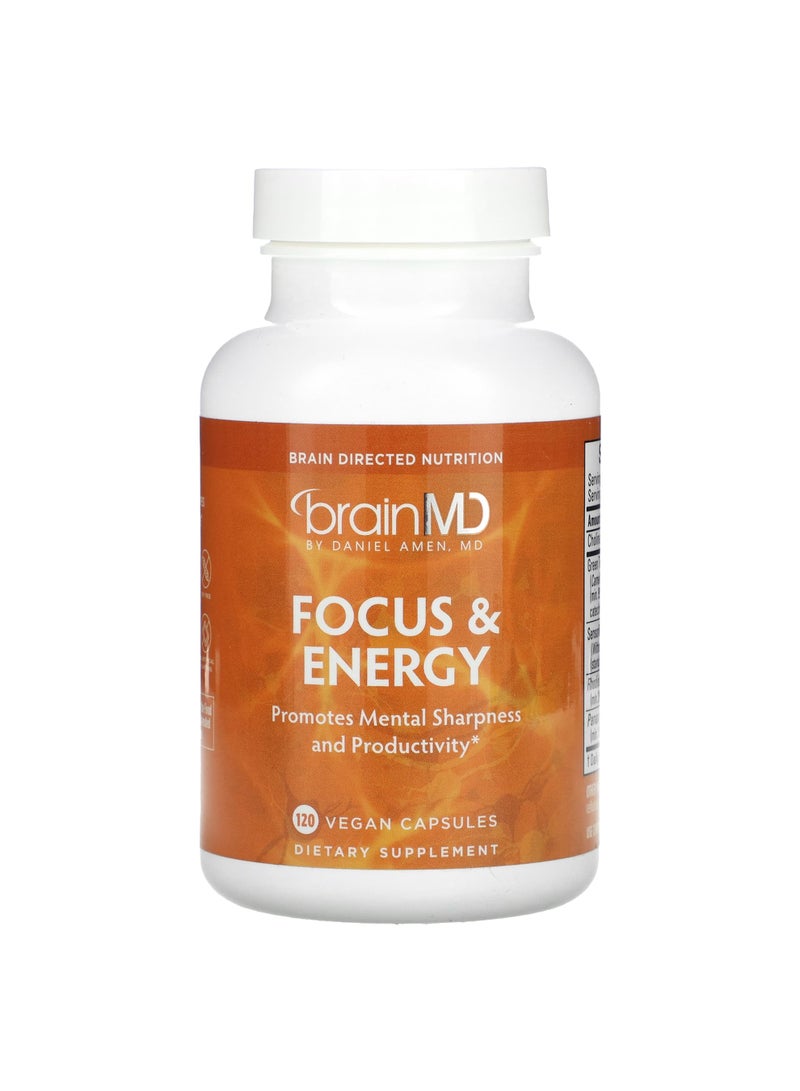 Focus & Energy, 120 Vegan Capsules