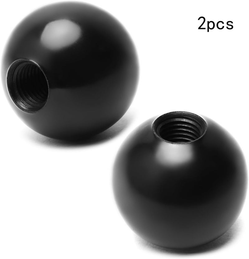 Othmro 2pcs Thermoset Ball Knob M16 Female Thread Machine Handle 2" Diameter Smooth Rim - Image 2