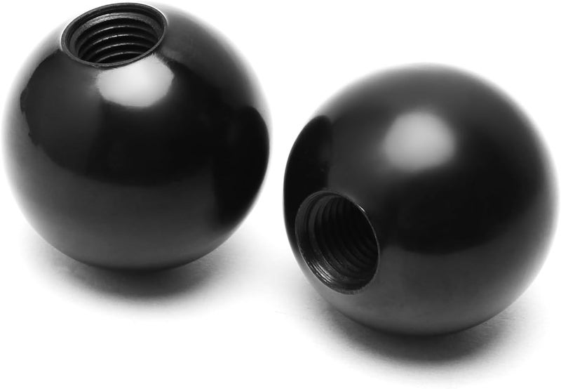 Othmro 2pcs Thermoset Ball Knob M16 Female Thread Machine Handle 2" Diameter Smooth Rim - Image 1
