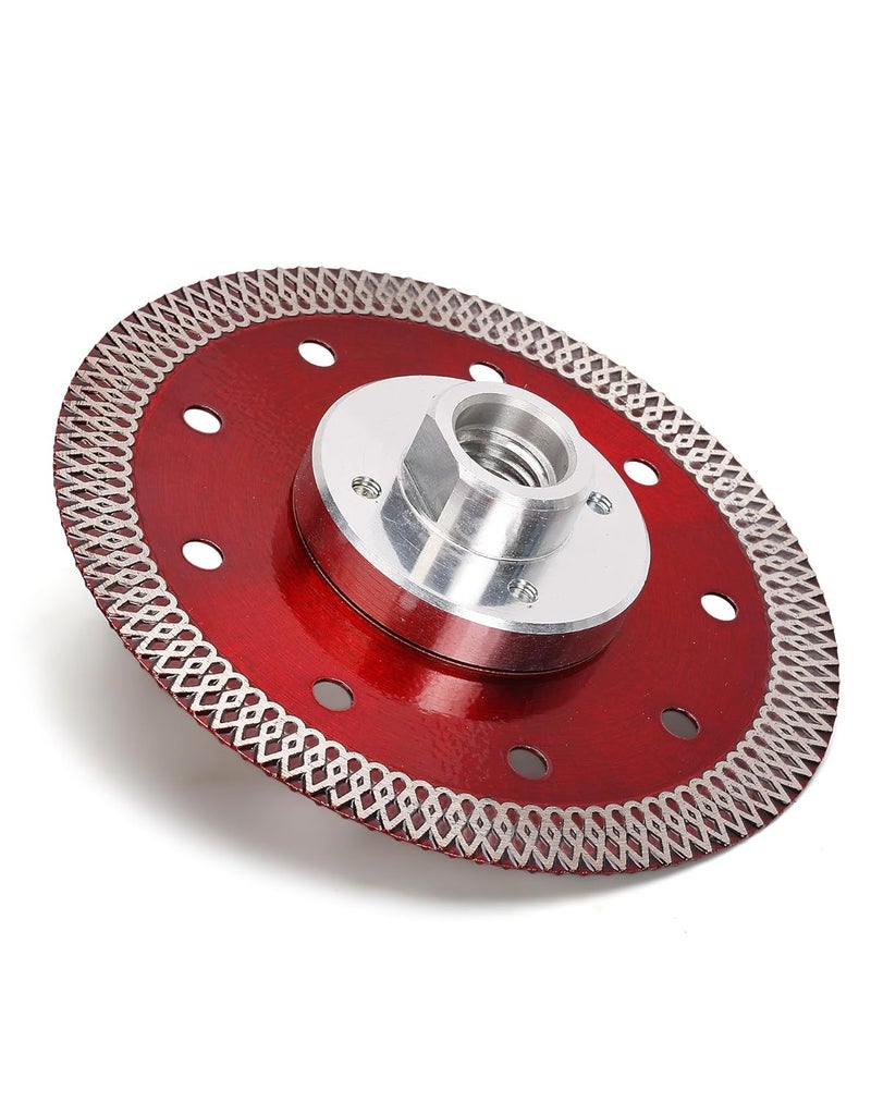 Casaverde 4.5 Inch Diamond Porcelain Saw Blades Tiles Blades with Arbor 5/8”-11 Flange for Porcelain Tile Granite Marbles (F-SX-4.5) - Image 2
