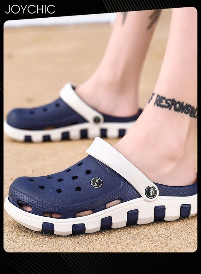 Joychic نعال خارجية عصرية للرجال، صنادل مزدوجة الأغراض، مضادة للانزلاق، قابلة للتنفس، سريعة الجفاف، صنادل شاطئ صيفية - Image 1