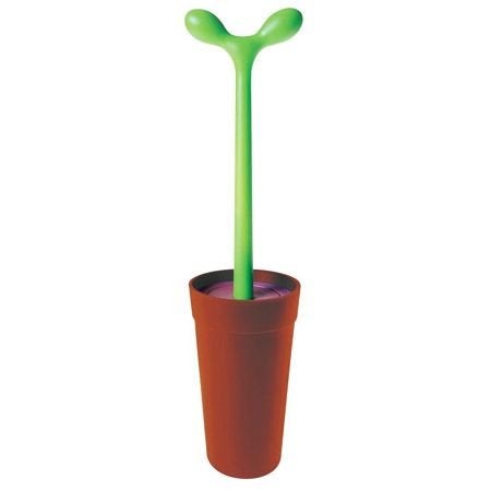 Alessi Merdolino Toilet Brush Aleesi ASG04 AZ Merdolino Toilet Brush, Light Blue - Image 5