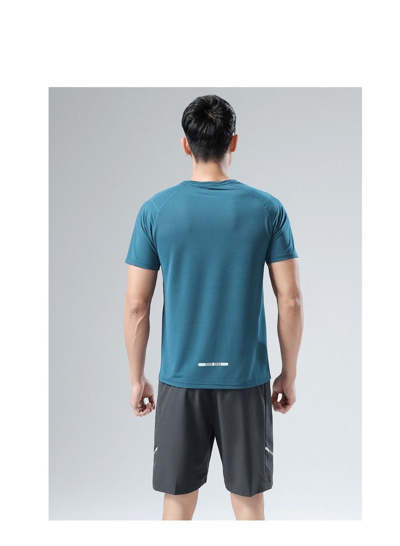 UTDOORWEAR تي شيرت رجالي صيفي جديد رياضي سريع الجفاف بأكمام قصيرة - Image 3