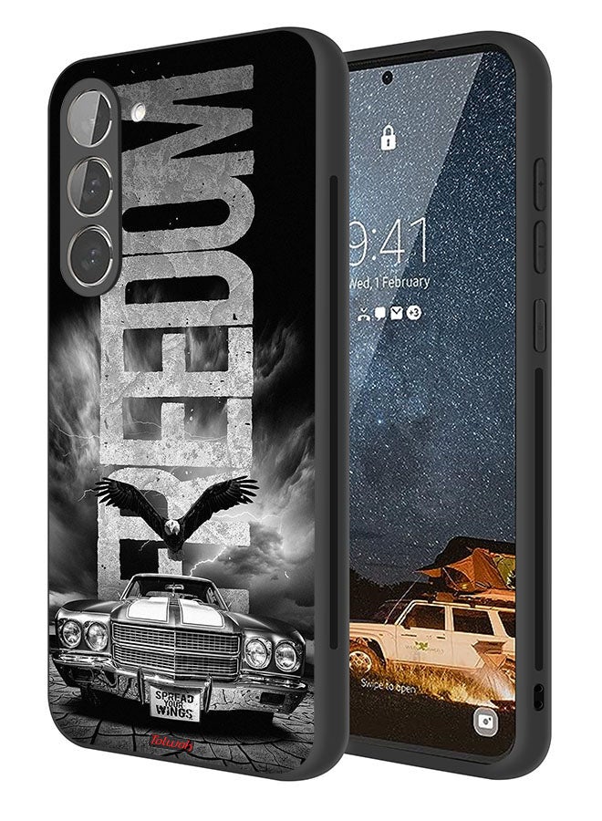 Tolwak Samsung Galaxy S23 Plus 5G Protective Case Cover Freedom Art - Image 1