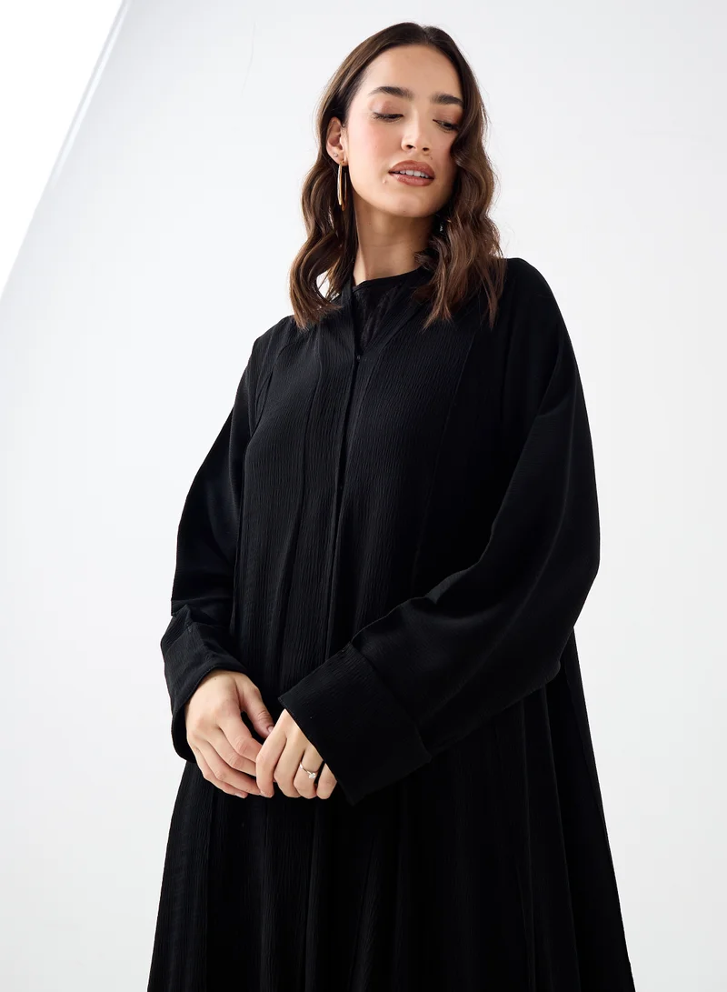 Hadiyath Al Madinah Classic Flowy Style Abaya - HM