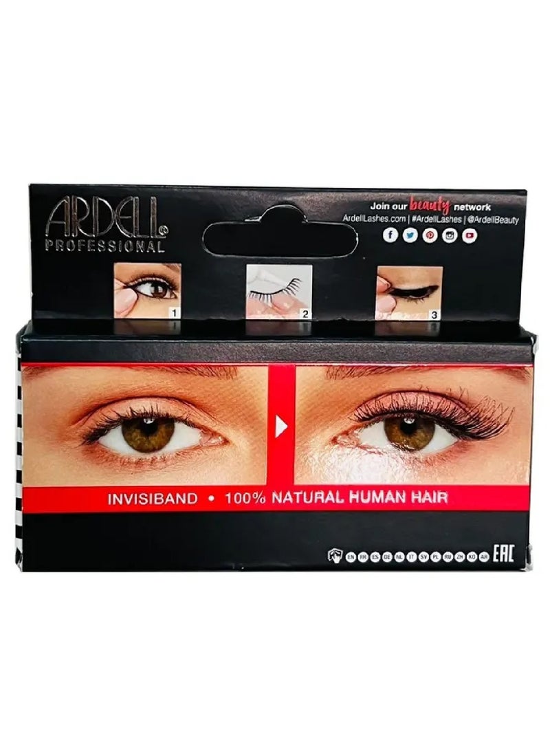 ARDELL Flair and Glamour Natural Eye Lashes For Women Wispies Black 1 Pair  - Image 2