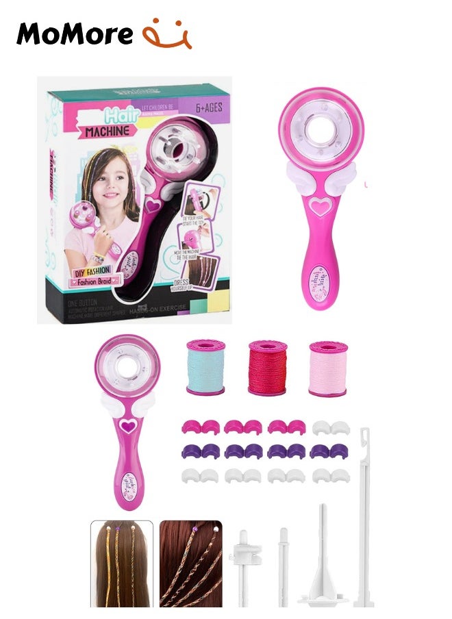 Momore Braiding Machine Creative Electric Quick Automatic Hair For Girls Toy Accessory Set  - Image 1