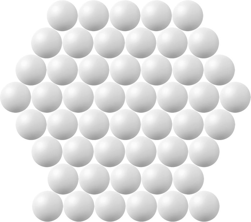 Jedulin 40MM Ping Pong Balls, 50 or 80 Pack Assorted Colored Plastic Balls for Beer Pong, Arts and Craft - Image 1