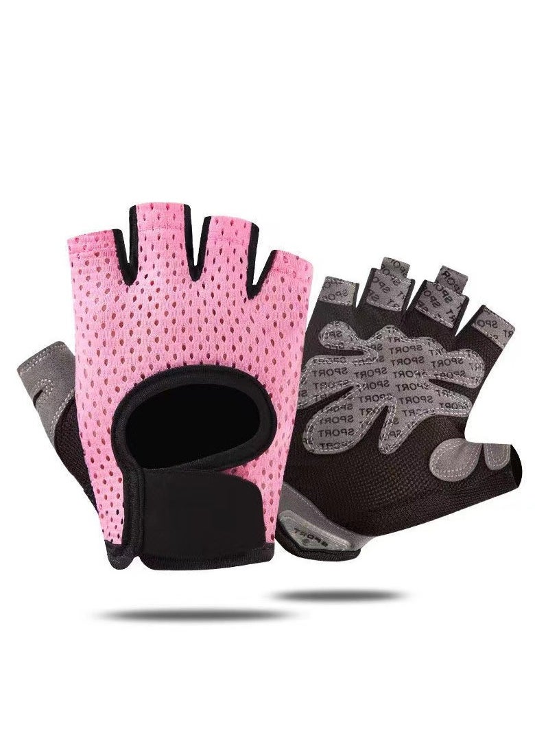Fanski - Workout Gloves, Weight Lifting Fingerless Gym Exercise Gloves with Curved Open Back, for Powerlifting, Women and Men - Image 1