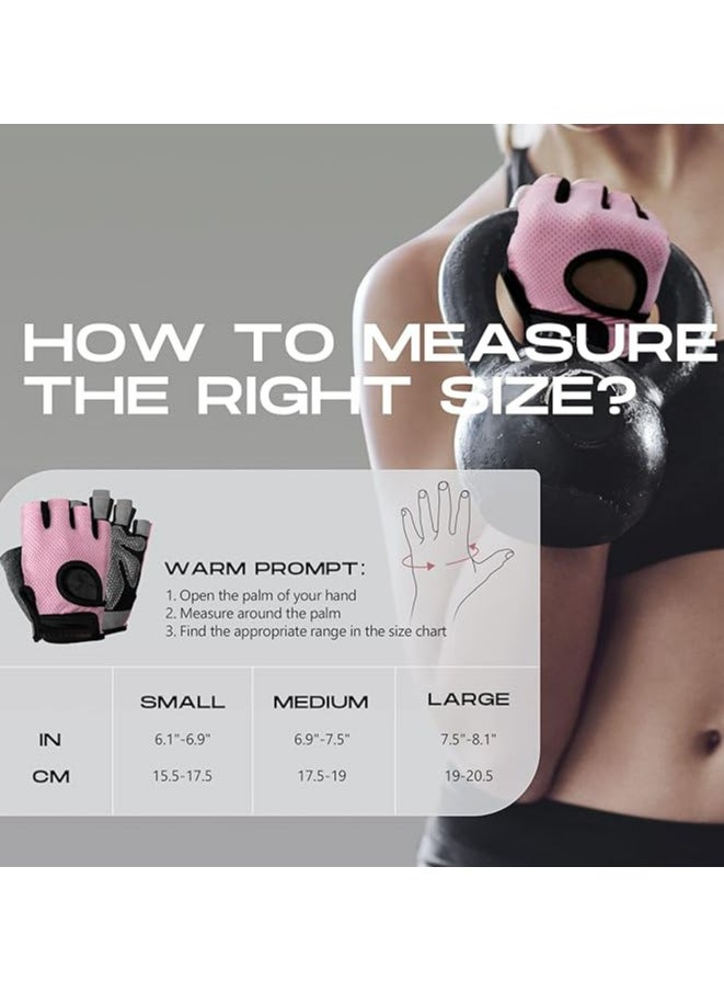 Fanski - Workout Gloves, Weight Lifting Fingerless Gym Exercise Gloves with Curved Open Back, for Powerlifting, Women and Men - Image 1