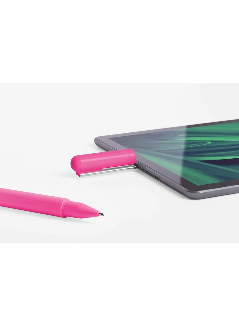 LEXON Glossy PINK C-Pen Black Ink Ballpoint Pen With USB-C Flash Memory  | Best Price UAE