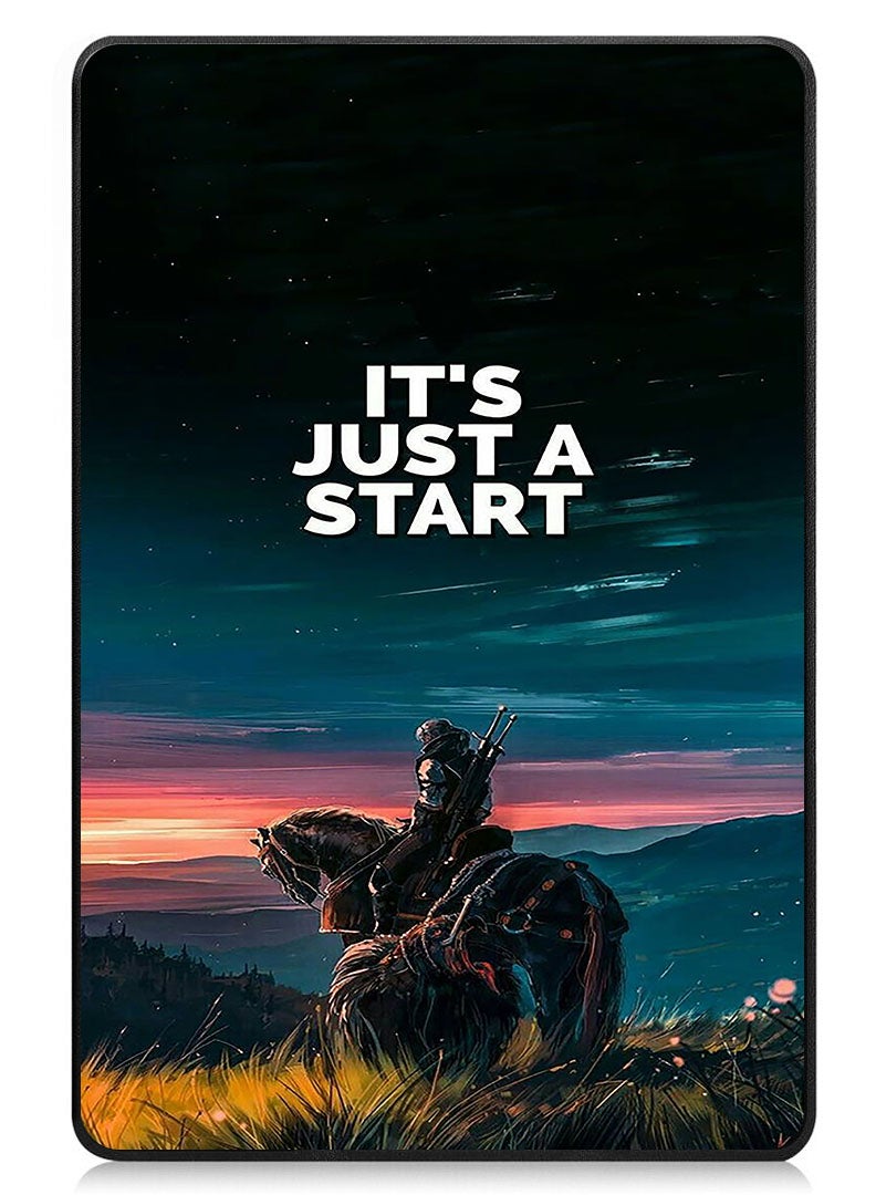 Theodor Protective Flip Case For Xiaomi Redmi Pad SE With Trifold Stand Auto Wake Sleep Shockproof Cover its just a start - Image 1