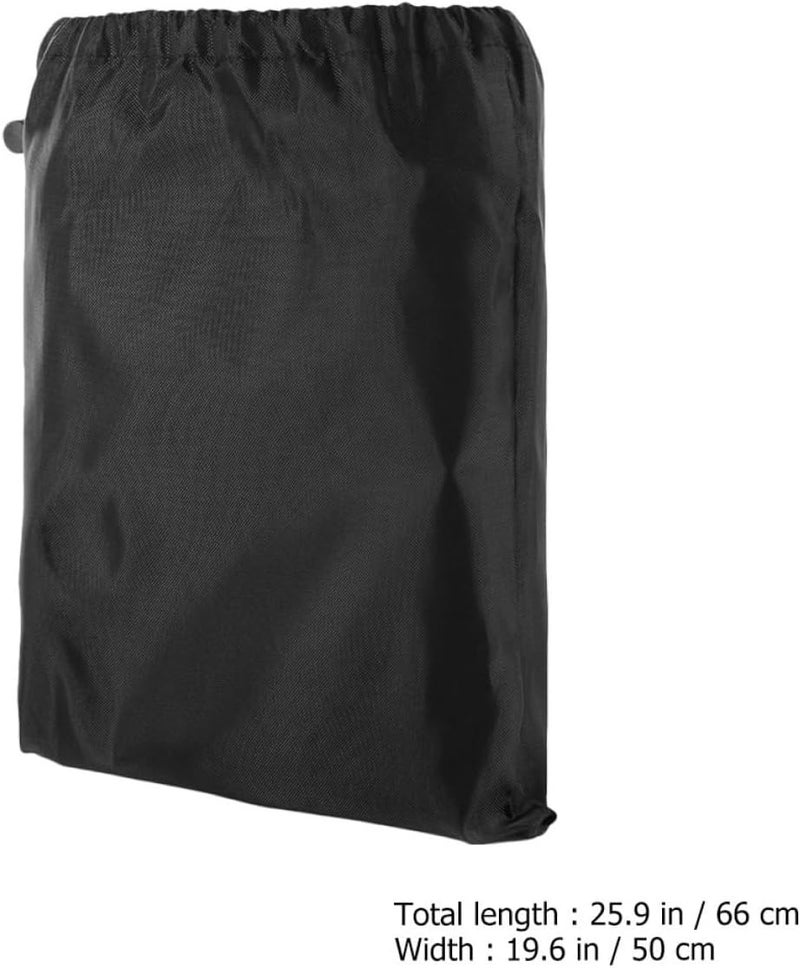 Kisangel Generator Cover 26x20x20 Inch Black 210d Oxford Fabric Weather-resistant Dustproof Rainproof Storage Accessory for Outdoor Portable Generators - Image 2