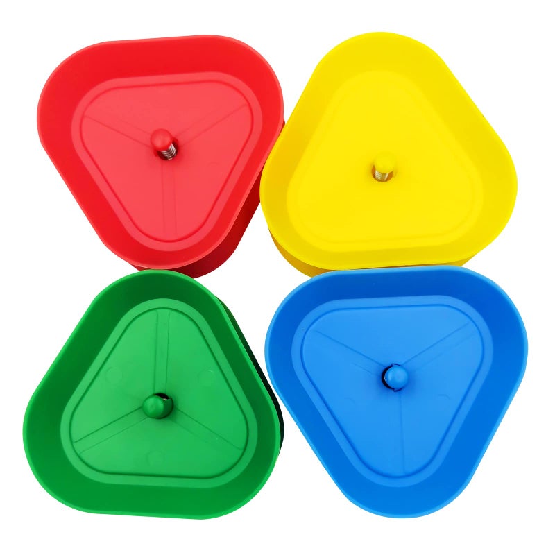 Yuanhe Playing Card Games Holder - 4Pack Little Hands Cards Tray for Kids, Seniors,Hands Free Cards Holders for Cards Game, Poker Parties, Family Card Game Nights - Image 5