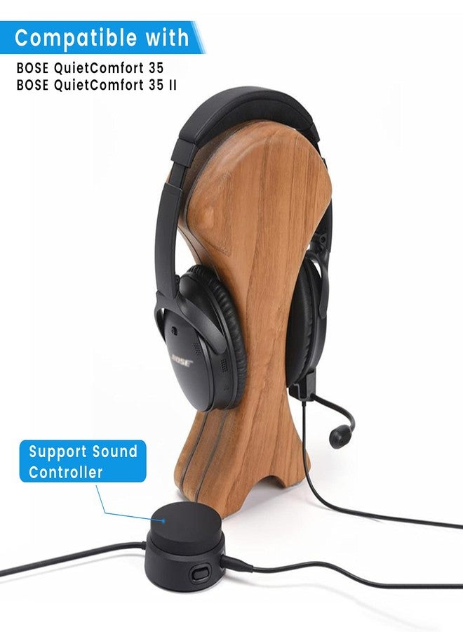 weishan Detachable Mic Replacement for Bose QuietComfort 35 II(QC35 II) & Quiet Comfort 35(QC35) Headphones, Boom Gaming Microphone with Mute Switch for Xbox One, PS4, PS5, PC - Image 2