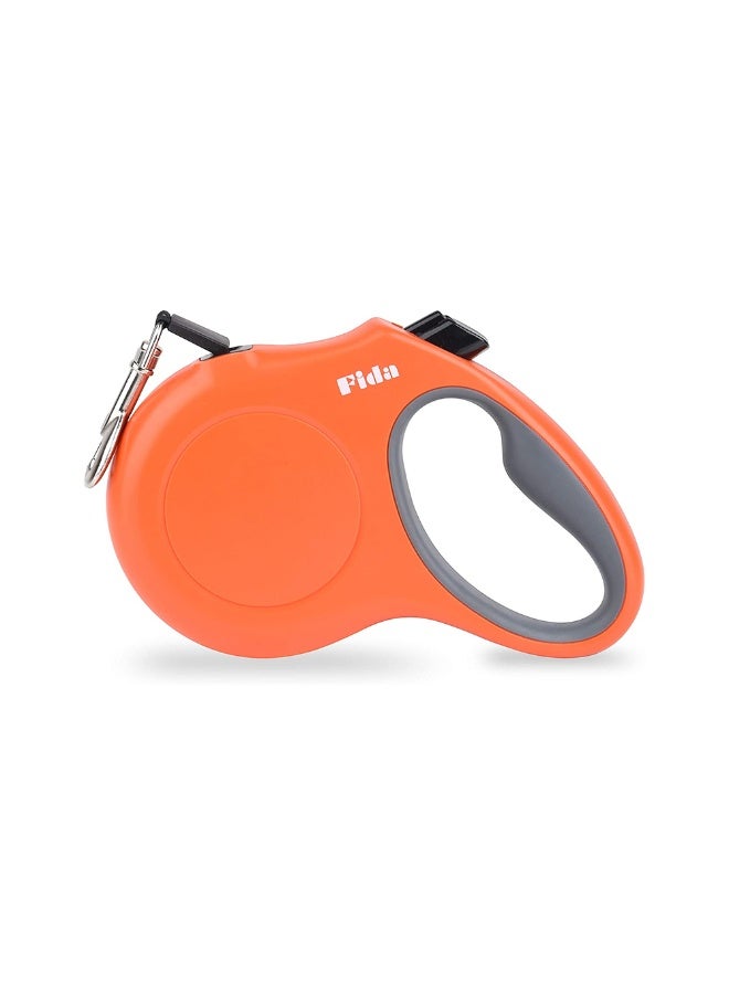Fida JFA Series Retractable Dog Leash - XSmall - Orange
