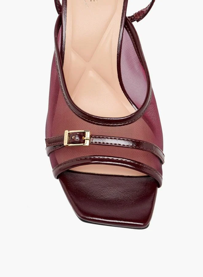 Celeste BURGUNDY Women Stiletto Heel Sandals for Women | Best Price UAE