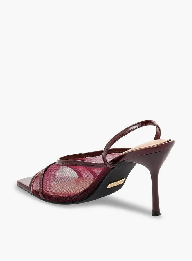 Celeste BURGUNDY Women Stiletto Heel Sandals for Women | Best Price UAE