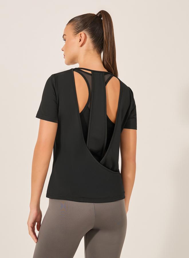 Styli Racerback Short Sleeve Top  - Image 5