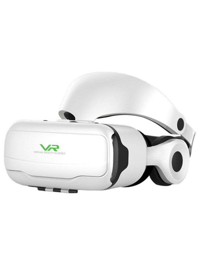 نظارات الواقع الافتراضي G02EF HD VR مرآة سحرية بالجملة عبر الحدود للهواتف المحمولة ثلاثية الأبعاد نظارات الواقع الافتراضي الذكية - اللون: إصدار Deluxe من الجيل الرابع + مقبض قوس 050