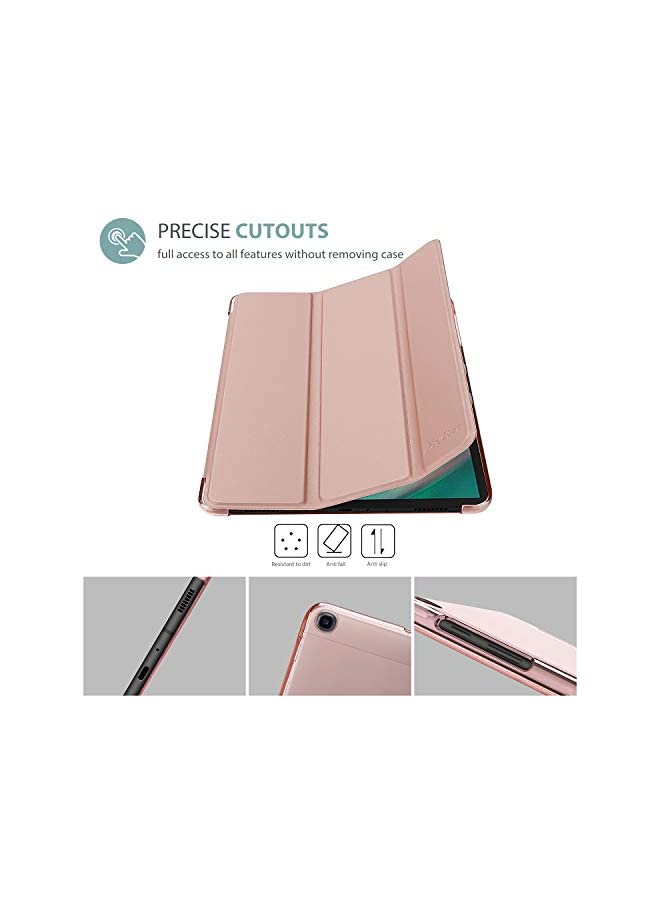 Procases ProCase Galaxy Tab A 10.1 Case 2019 Model T510 T515 T517, Slim Lightweight Stand Case Shell Cover for 10.1 Inch Galaxy Tab A Tablet SM-T510 SM-T515 SM-T517 2019 Release -Rosegold - Image 4