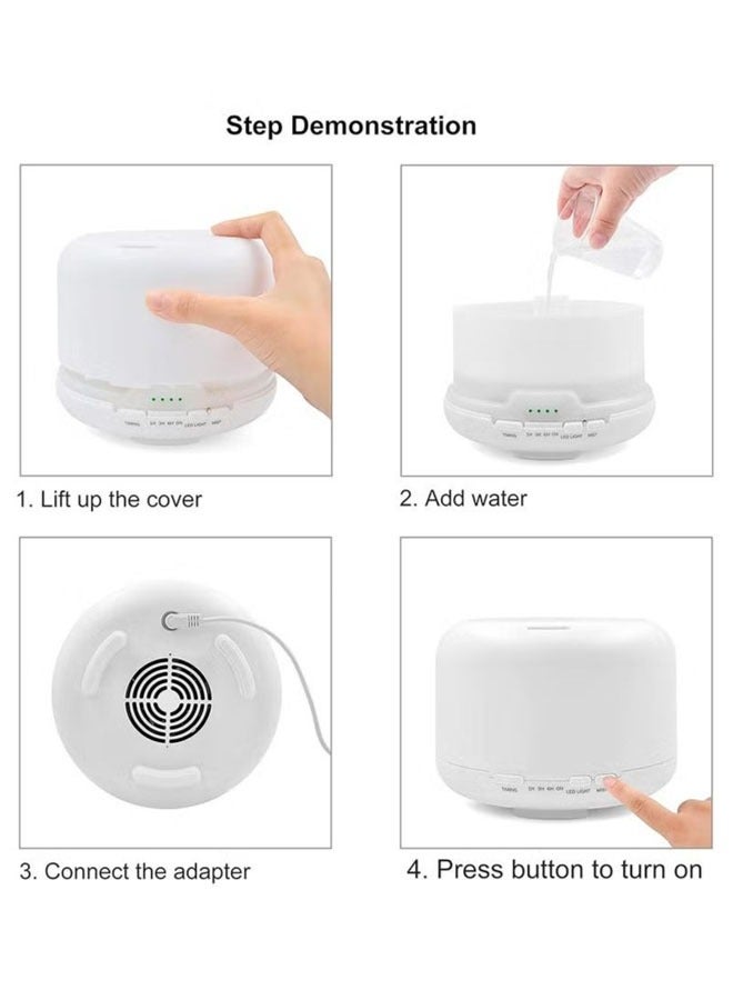 Cool Baby Ultrasonic Air Humidifier 7-Color LED Light 12.5x16.5 CM White, Can Ensure The Purification Of Air And Decoration Of The Room, Intelligent Power-Off, Night Light With Reading, Integrated Operation, Easy To Clean. - Image 5
