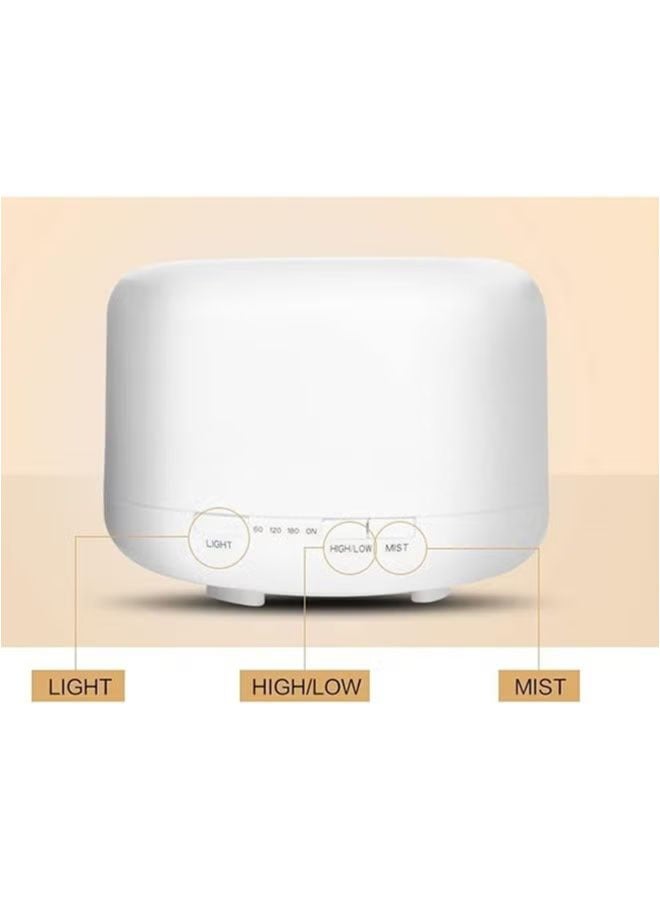 Cool Baby Ultrasonic Air Humidifier 7-Color LED Light 12.5x16.5 CM White, Can Ensure The Purification Of Air And Decoration Of The Room, Intelligent Power-Off, Night Light With Reading, Integrated Operation, Easy To Clean. - Image 3
