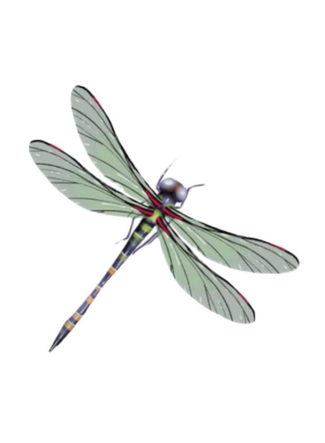 3 Sheets Colourful Dragonfly Temporary Tattoo Stickers Small Pattern Shoulder Arm Ankle Realistic Fake Tattoo - Image 1