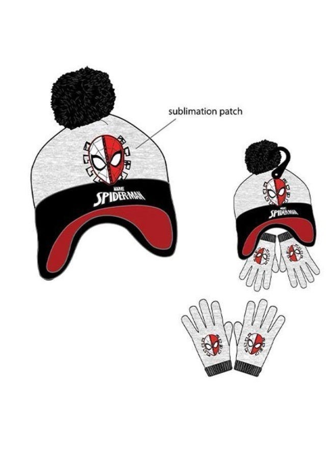 SPIDERMAN Marvel Spider-Man Kid's Winter Hat and Snow Gloves 2-piece set by kids TV - Image 3