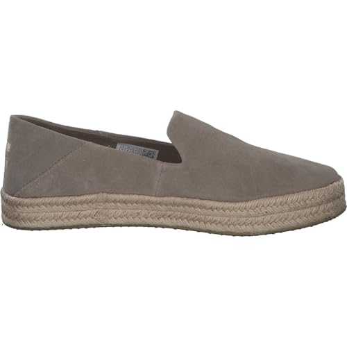TOMS Womens Carolina Slip On Casual Espadrille Flats - Dune Suede, 7 - Image 4