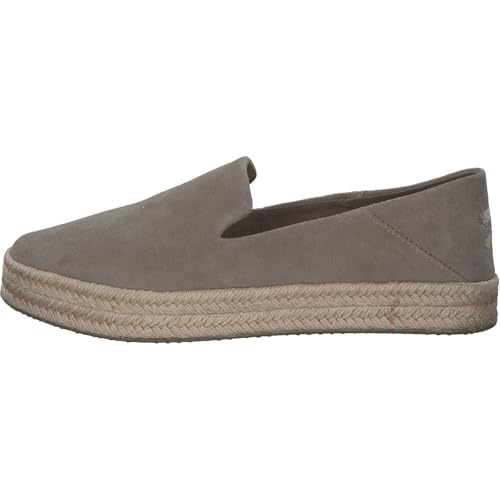 TOMS Womens Carolina Slip On Casual Espadrille Flats - Dune Suede, 7 - Image 3