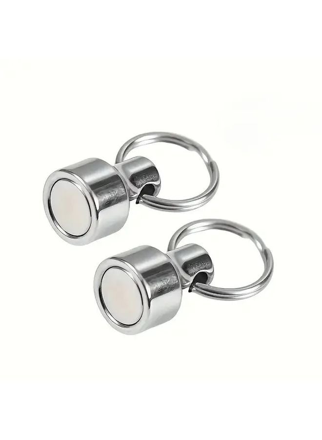 2pcs Heavy Duty Magnetic Hooks Durable Locking Metal Clamps for Outdoor Gear - Image 1