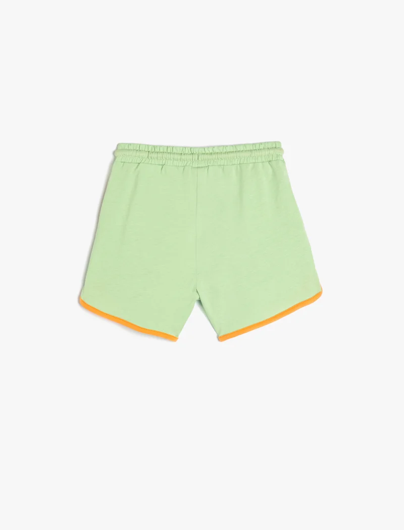 KOTON Koton | Contrast Trim Drawstring Waist Shorts