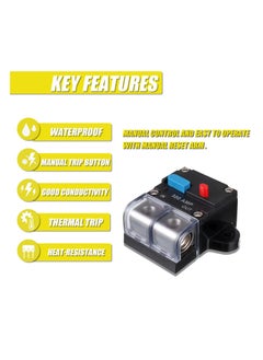 KASTWAVE 300A Circuit Breaker, Resettable Circuit Breaker, 300 amp Self Recovery Circuit Breaker, DC Circuit Breaker, Smart Circuit Breaker, Manual Reset Button for Car Audio and Amps  - Image 4